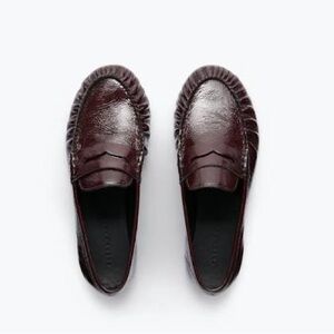 Freda Salvador Sydney Ruched Patent Loafer size 9